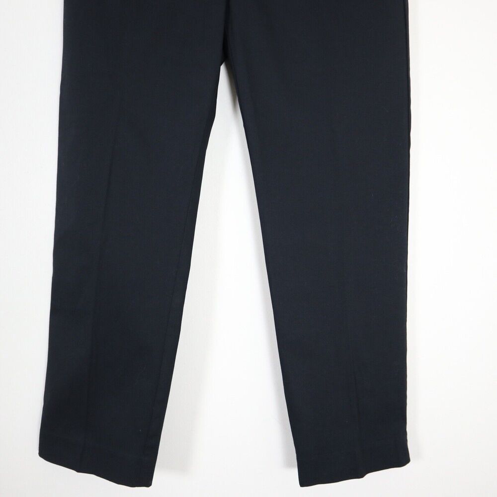 NWT Ann Taylor Size 0 The Crop Mid Rise Slim Leg Pants Black - Picture 6 of 10
